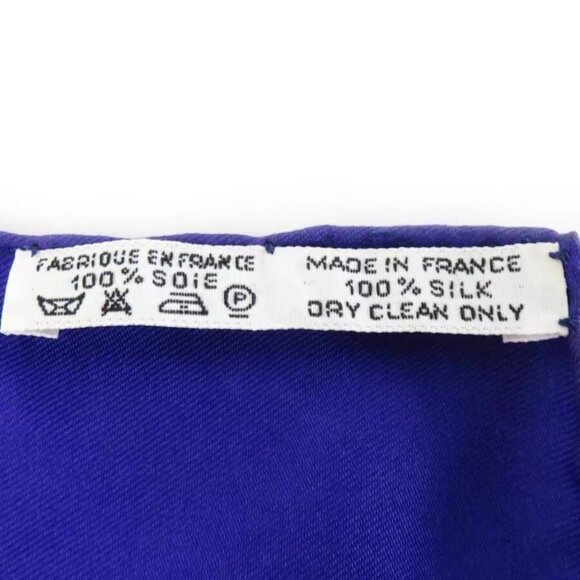 Auth HERMES Carre 90 Scarf Multicolor Silk - Picture 9 of 9